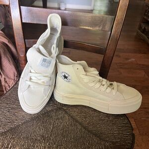 Converse All Star Cruise High-Top Sneakers in Off-White